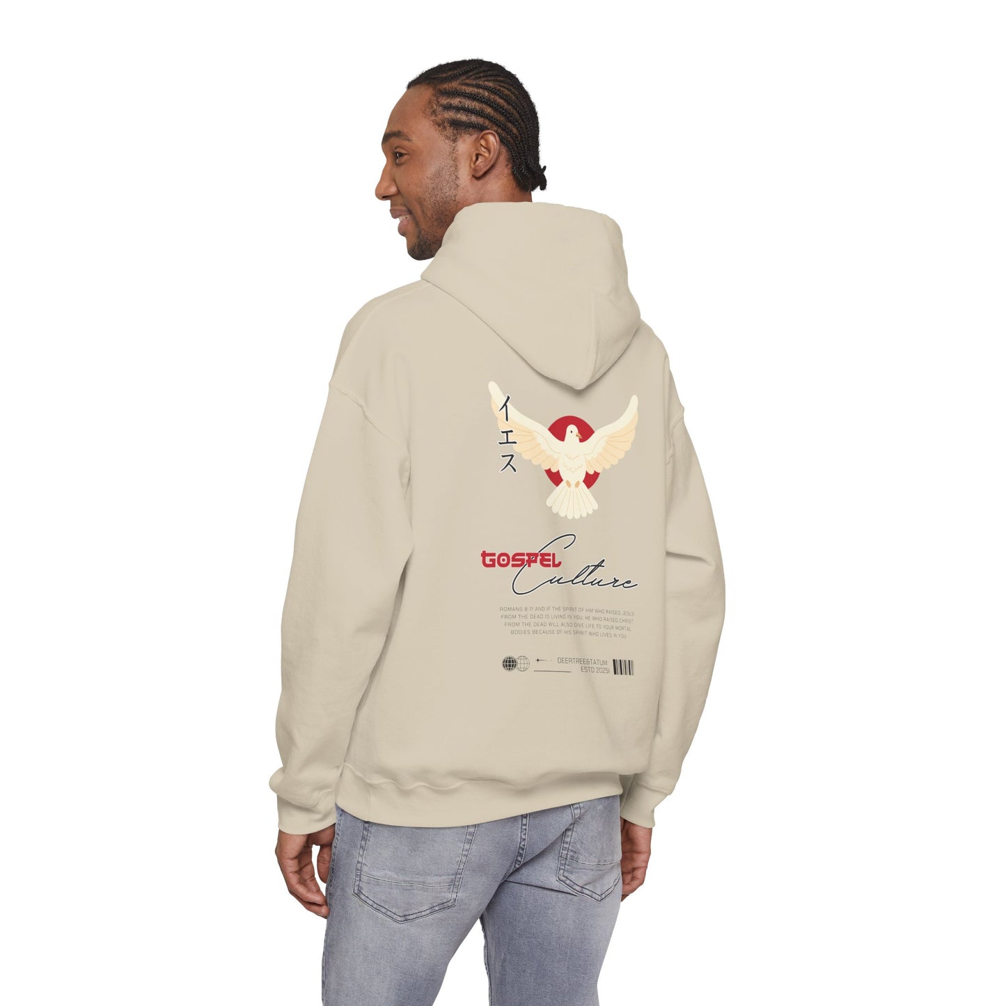 Christian Hoodie — ‘Gospel Culture’ Dove Graphic Pullover