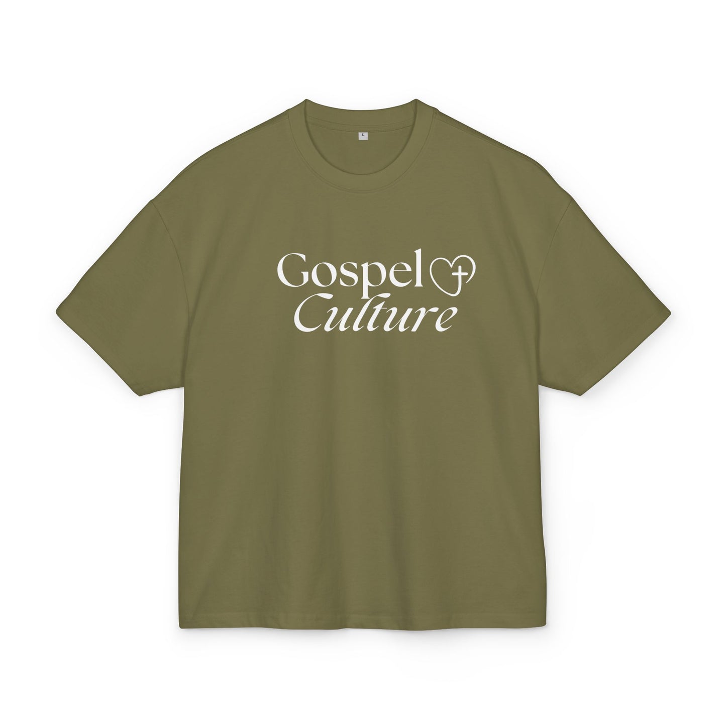 Gospel Culture Oversize Tee — Christian Graphic T-Shirt