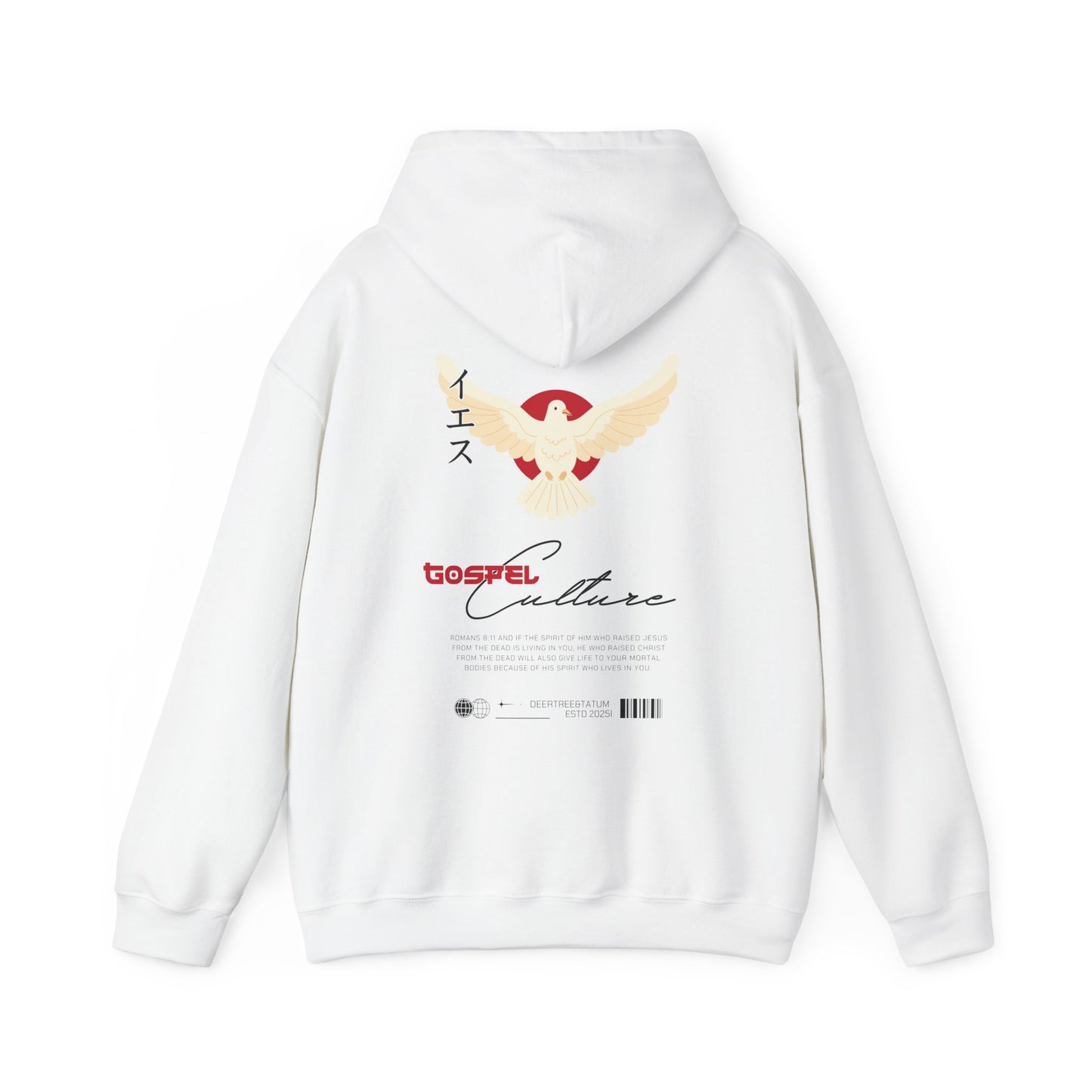 Christian Hoodie — ‘Gospel Culture’ Dove Graphic Pullover