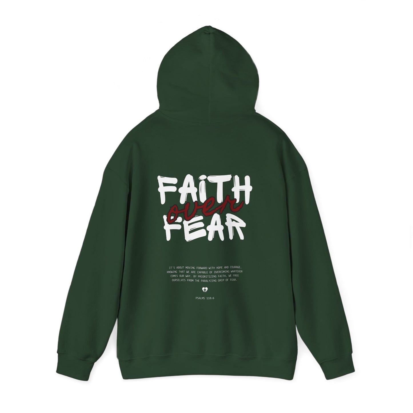 Faith Over Fear Christian Hoodie
