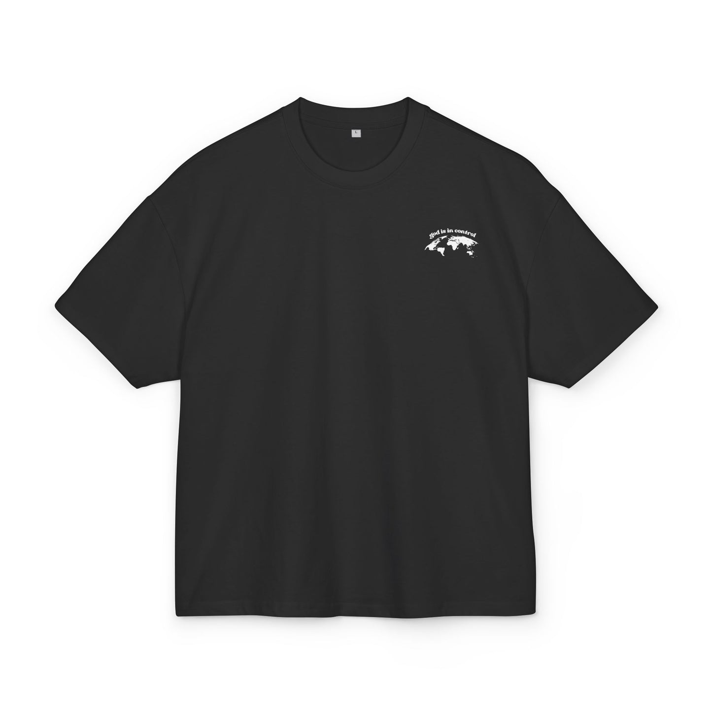 God Is In Control Tee — Religious Inspirational Cotton Box T‑Shirt