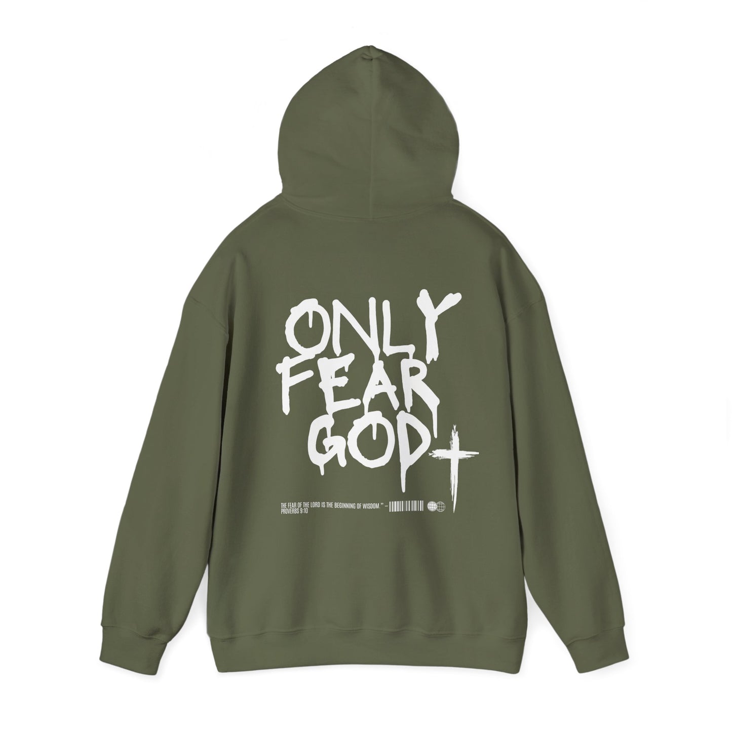 Hooded Sweatshirt with 'Only Fear God' Design