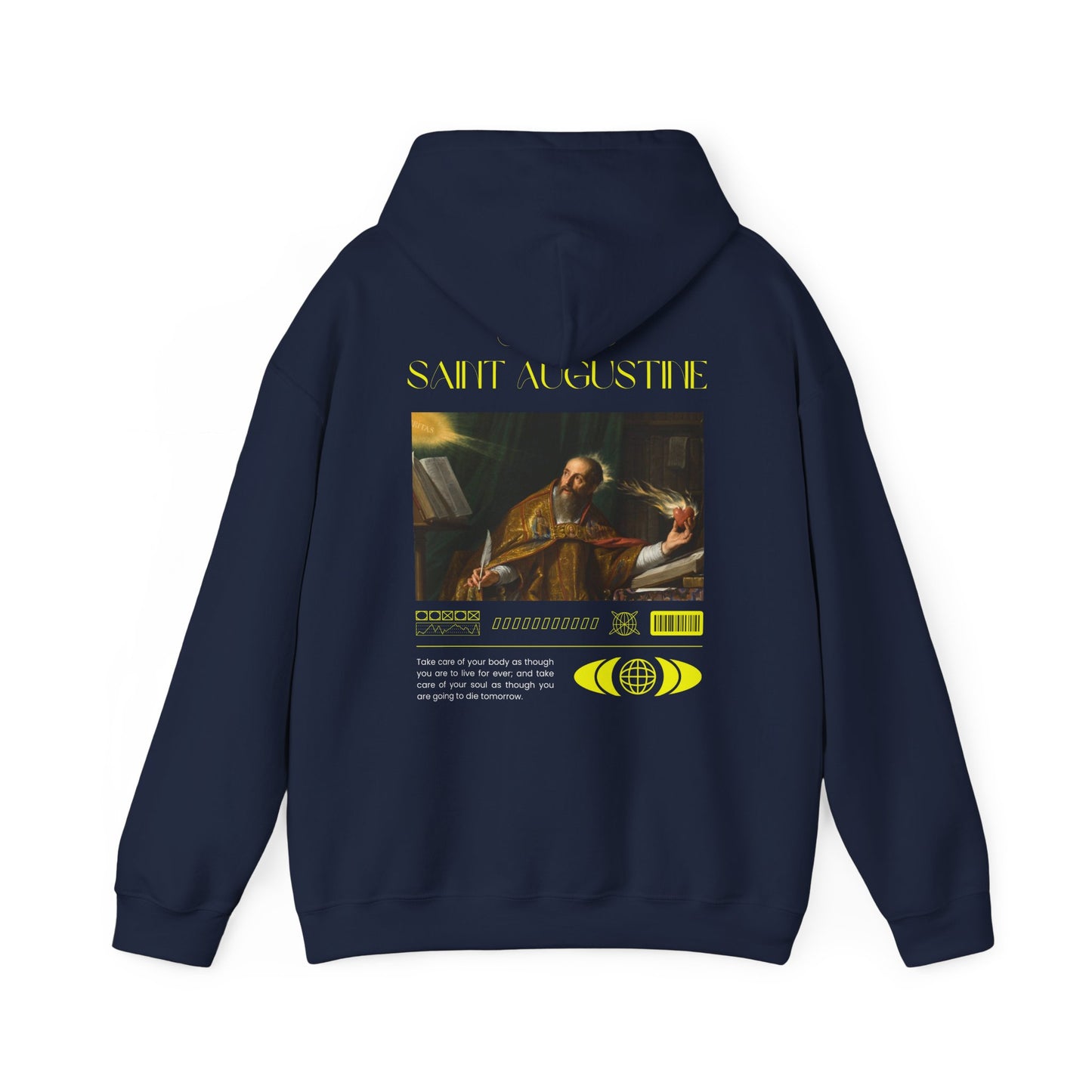 Hooded Sweatshirt with Saint Augustine Design