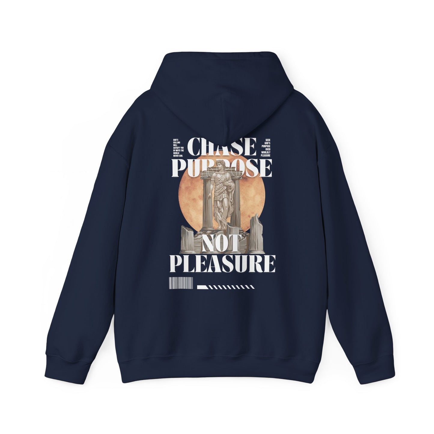 Hooded Sweatshirt - Chase Purpose Not Pleasure