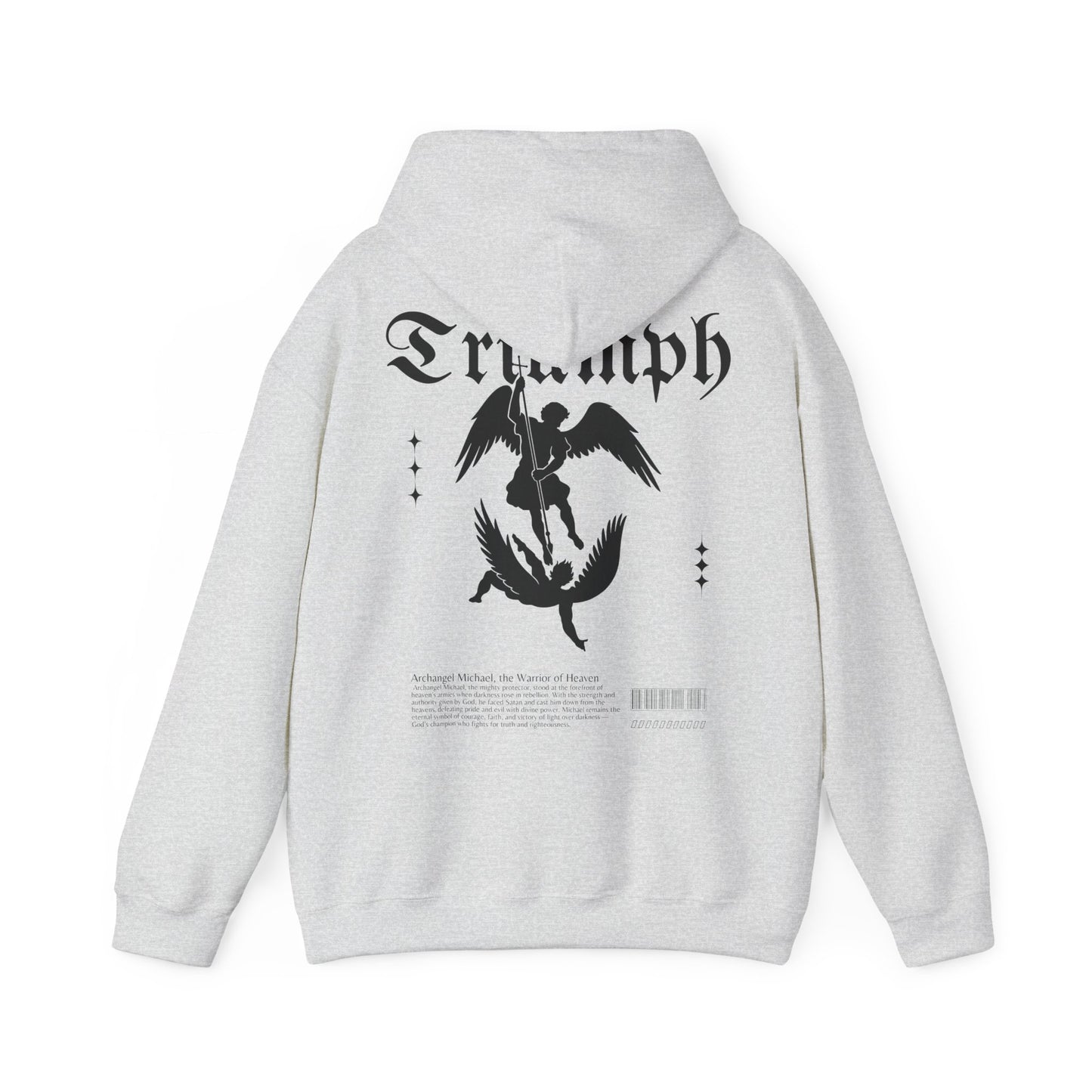 Hooded Sweatshirt Triumph and Archangel Michael Design