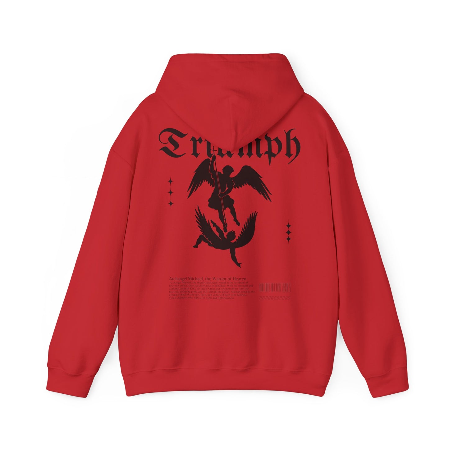 Hooded Sweatshirt Triumph and Archangel Michael Design