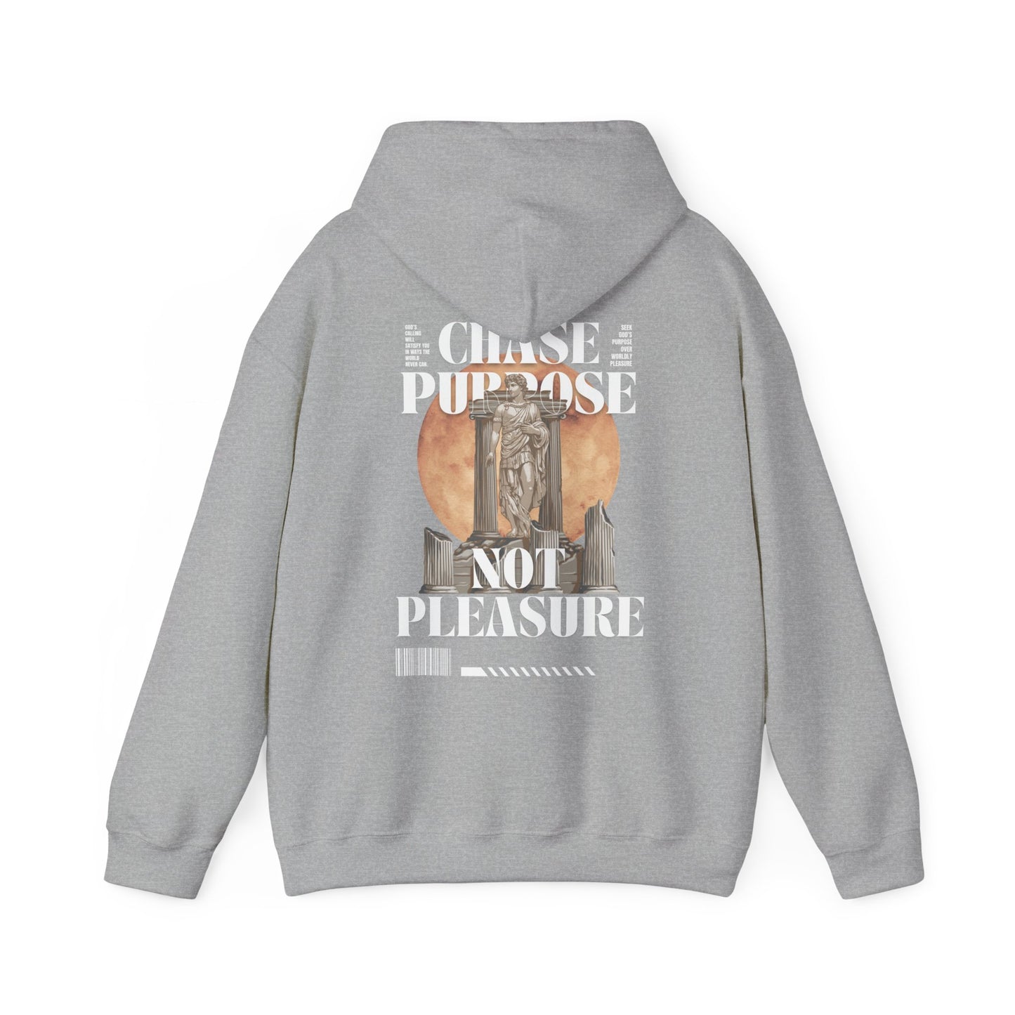Hooded Sweatshirt - Chase Purpose Not Pleasure