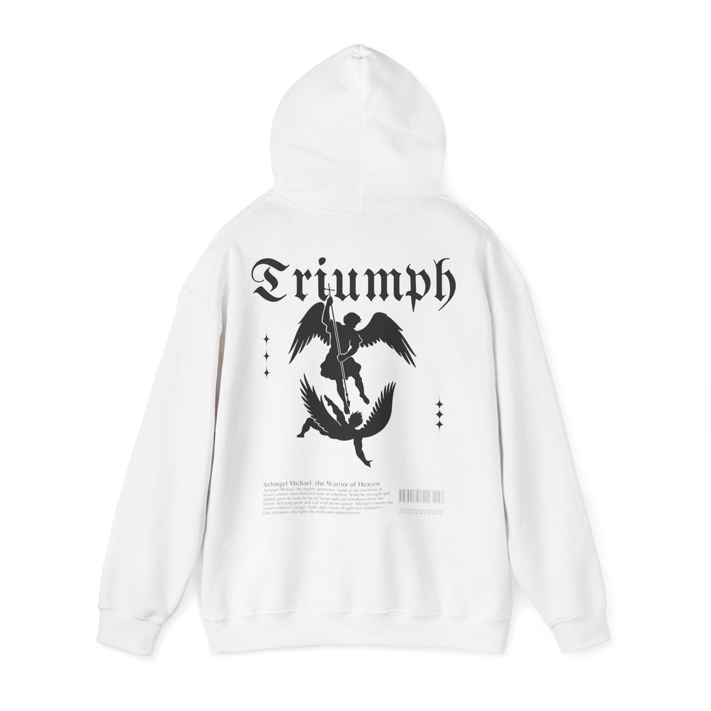 Hooded Sweatshirt Triumph and Archangel Michael Design
