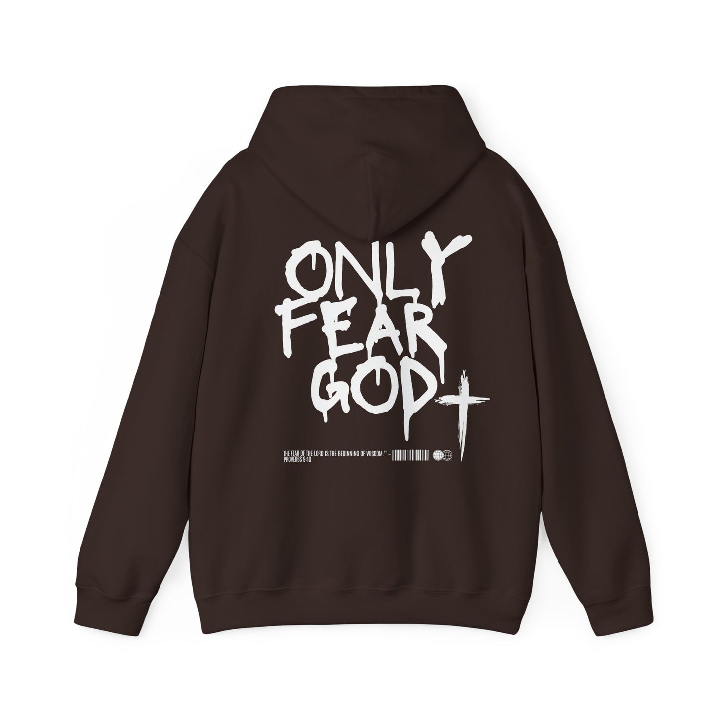 Hooded Sweatshirt with 'Only Fear God' Design
