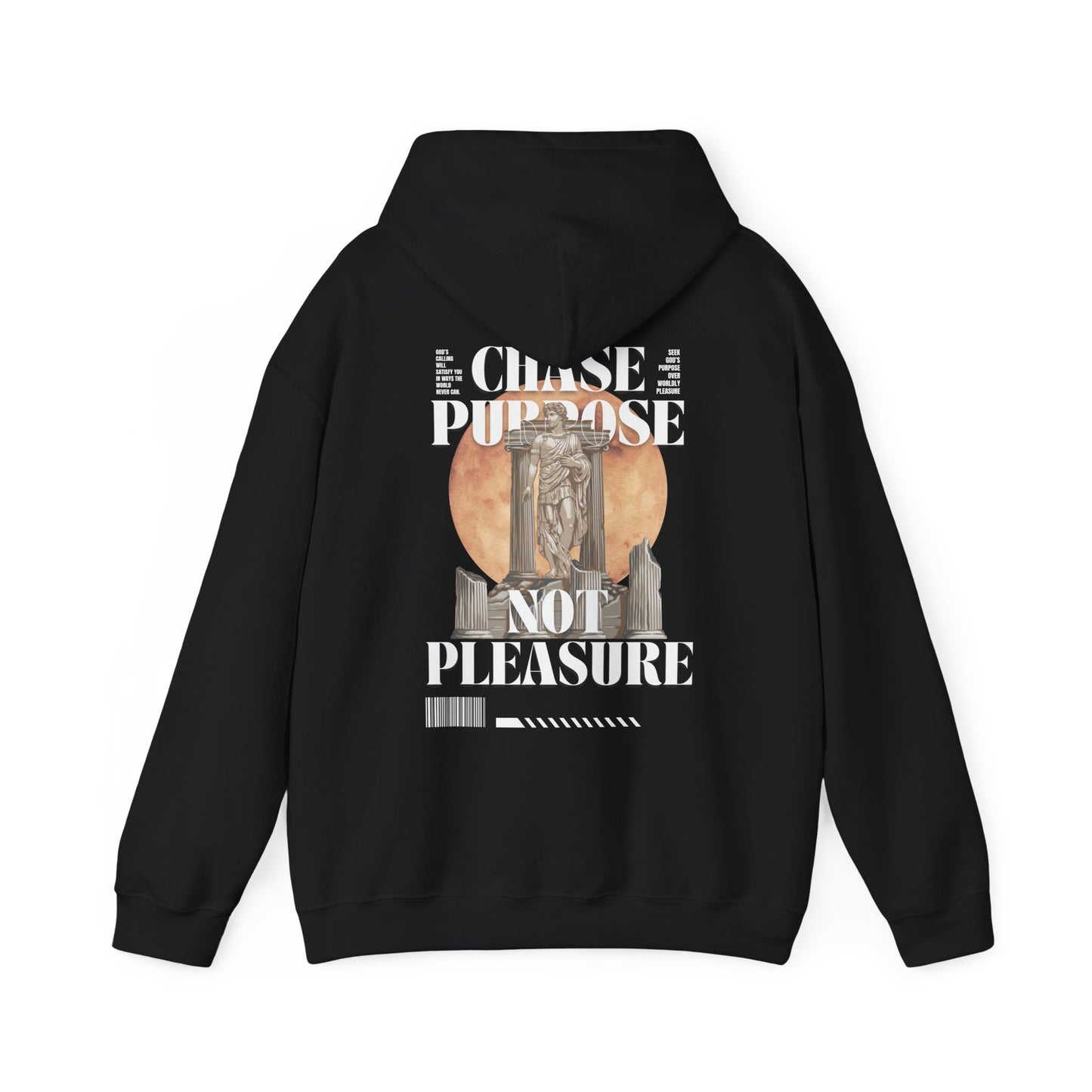 Hooded Sweatshirt - Chase Purpose Not Pleasure