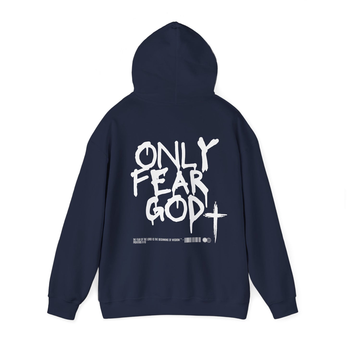 Hooded Sweatshirt with 'Only Fear God' Design