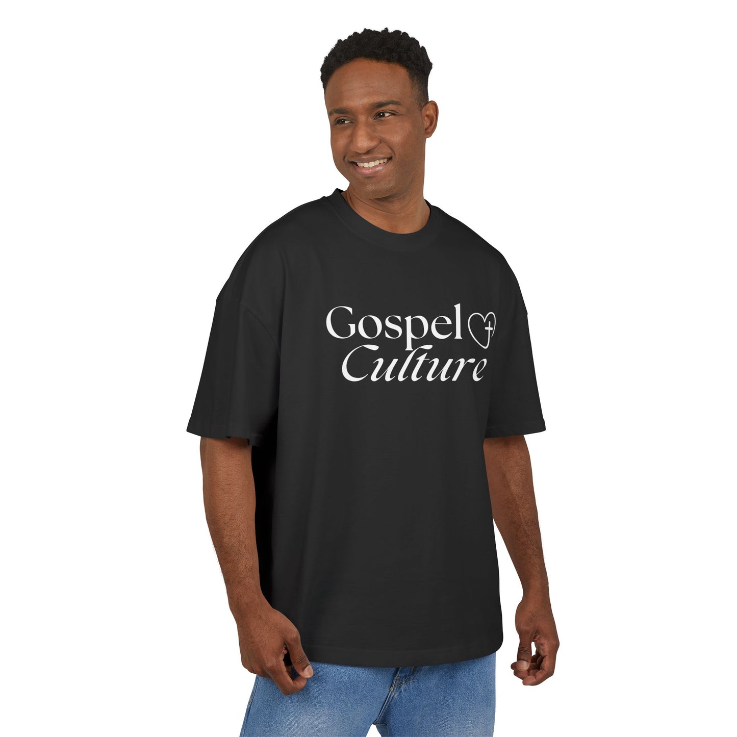 Gospel Culture Oversize Tee — Christian Graphic T-Shirt