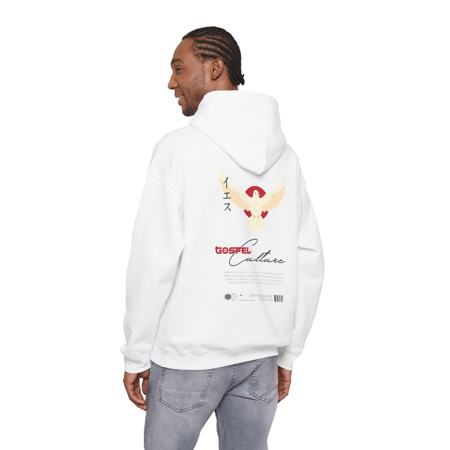 Christian Hoodie — ‘Gospel Culture’ Dove Graphic Pullover