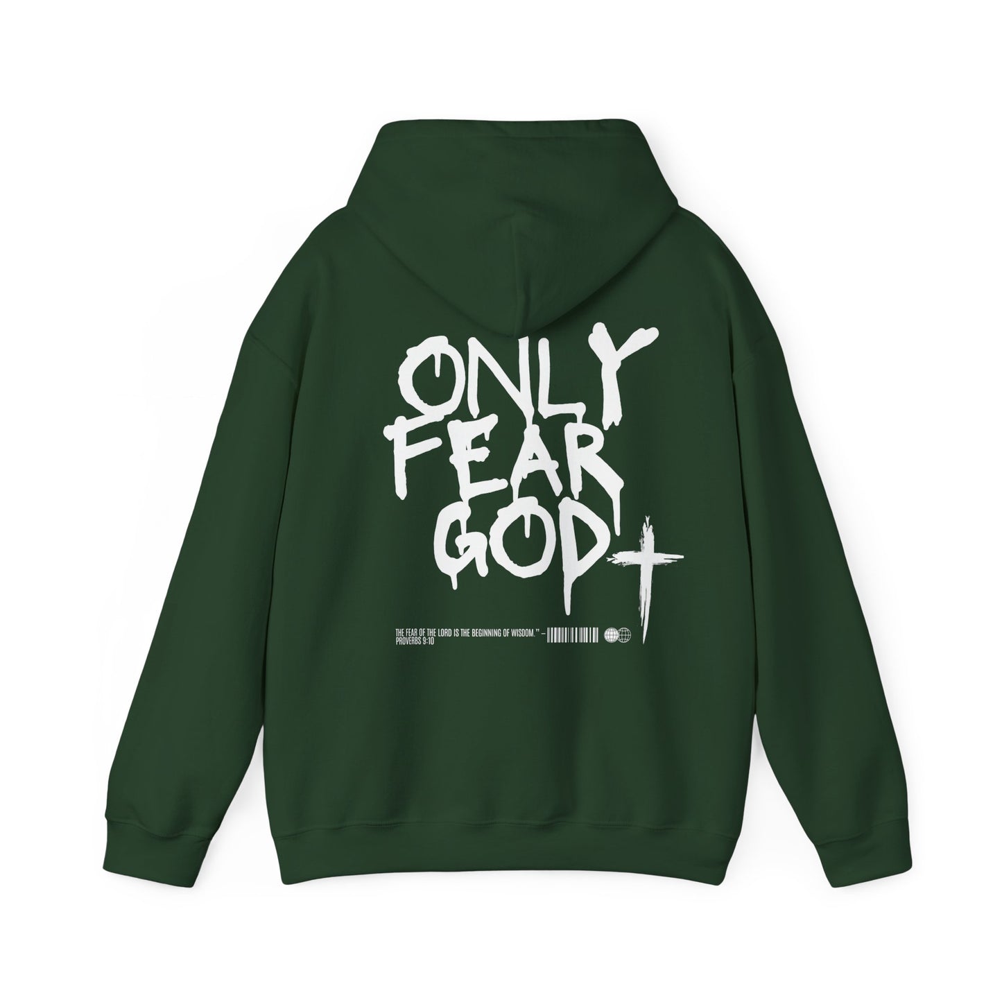Hooded Sweatshirt with 'Only Fear God' Design