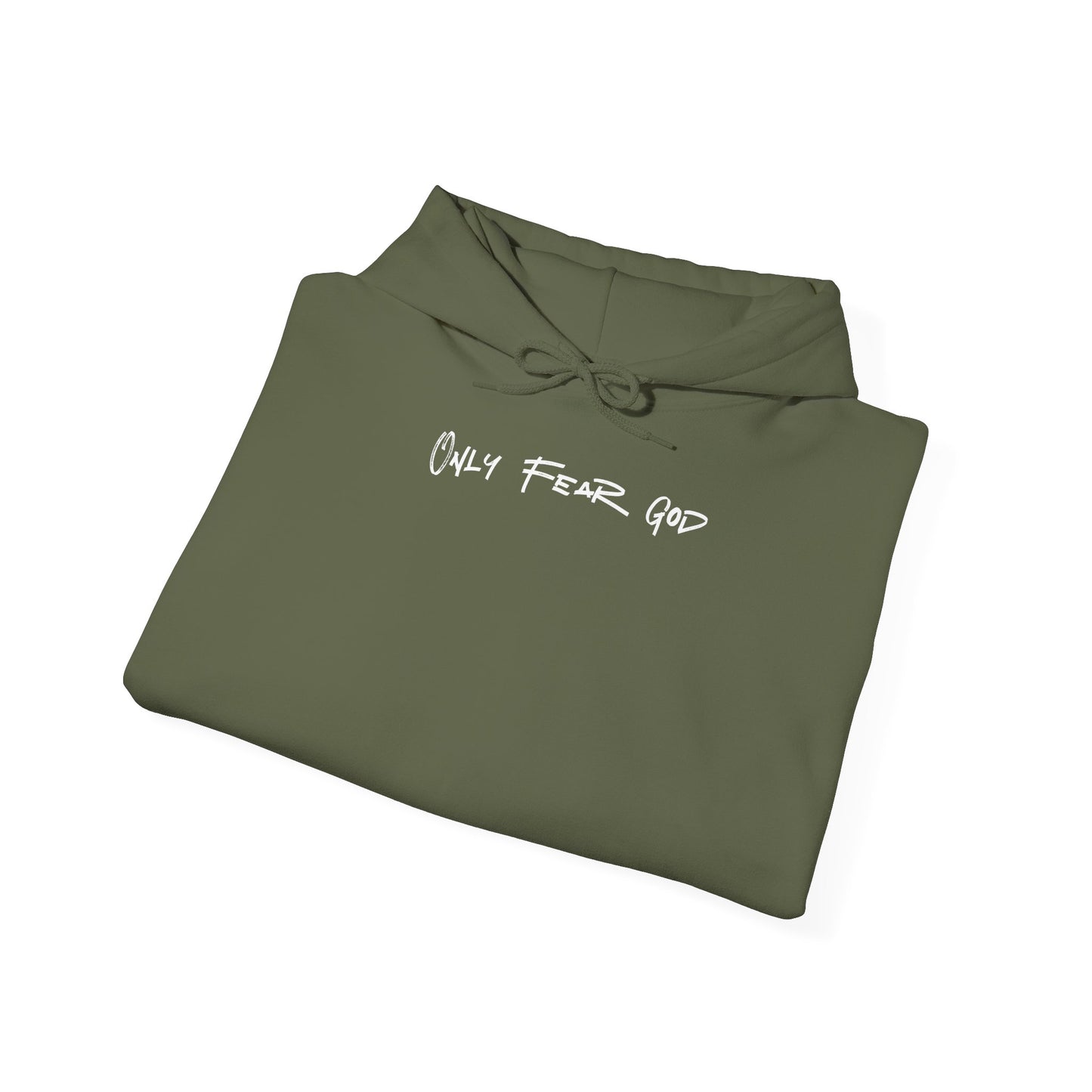 Hooded Sweatshirt with 'Only Fear God' Design