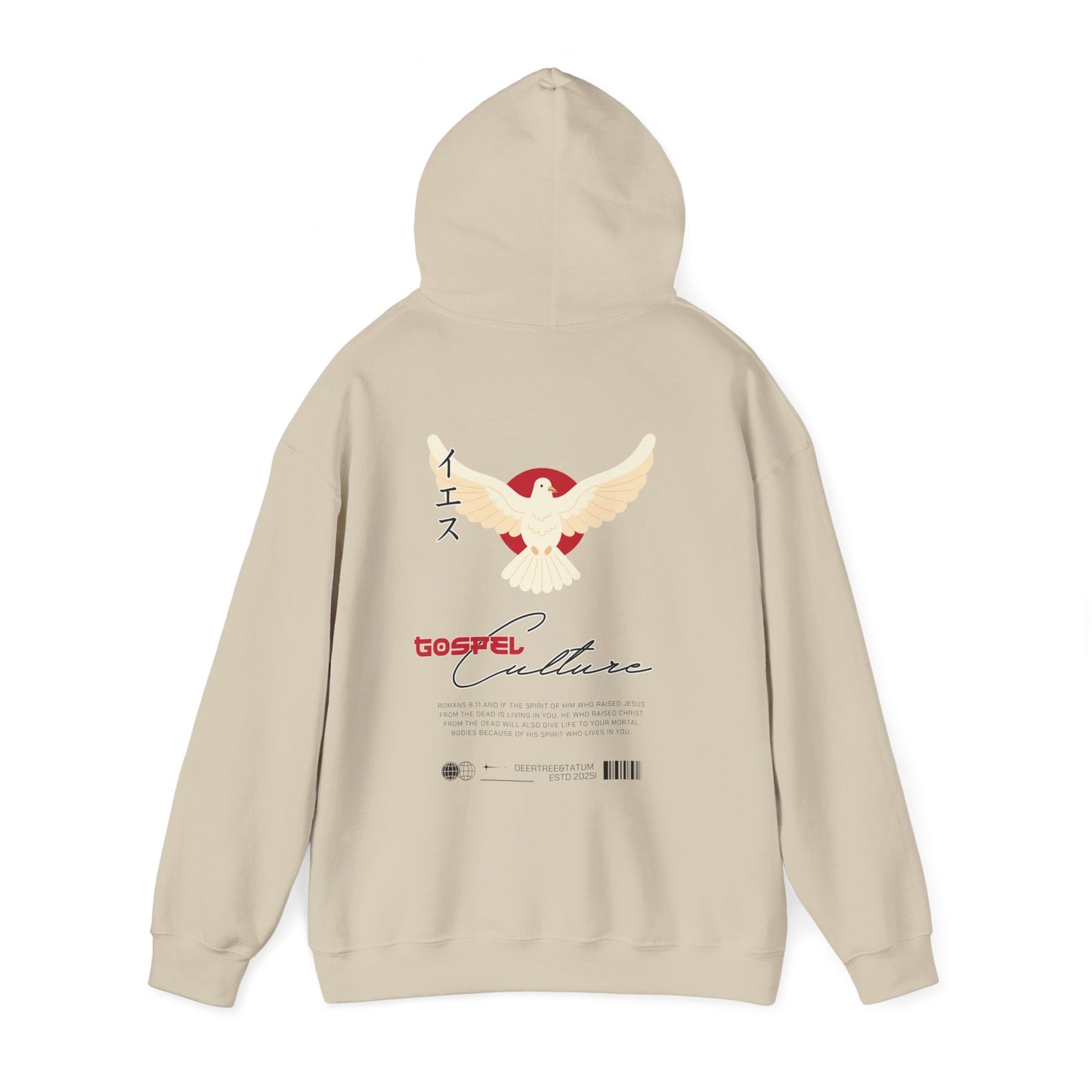 Christian Hoodie — ‘Gospel Culture’ Dove Graphic Pullover
