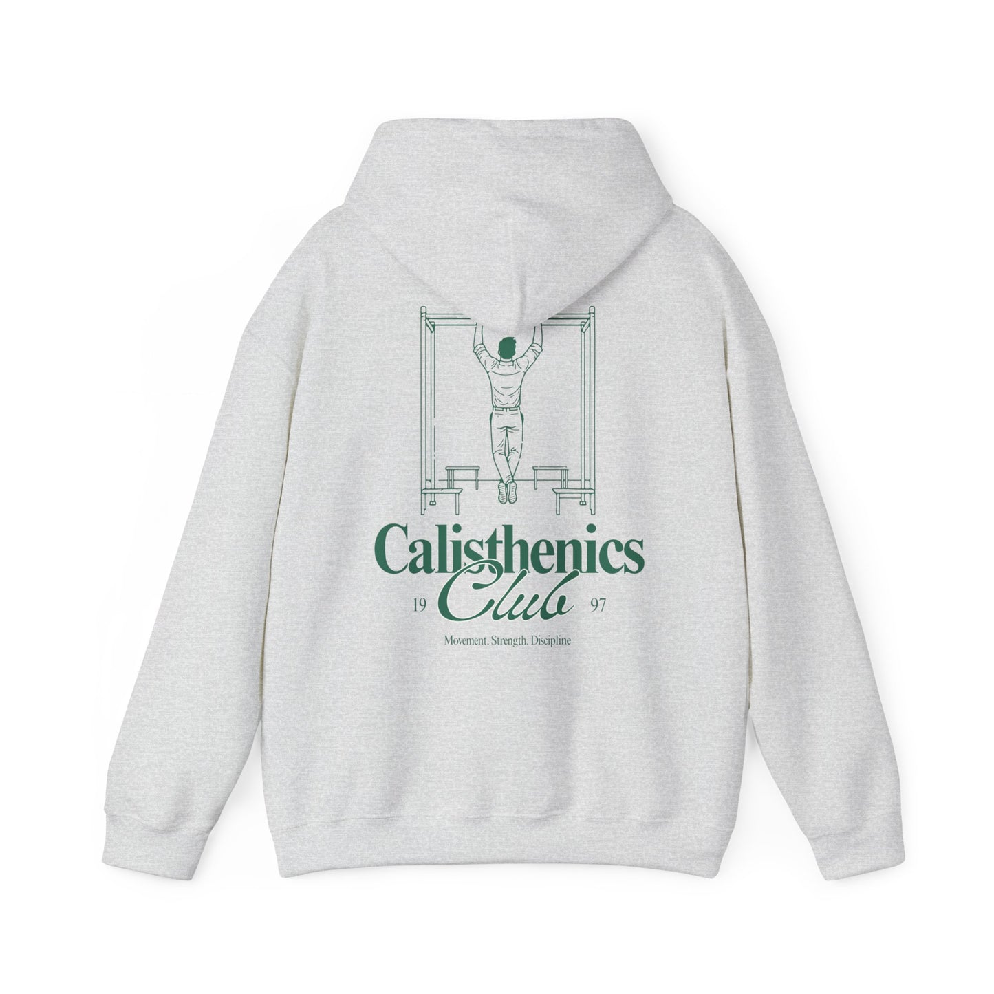 Hooded Sweatshirt with Calisthenics Club Motive