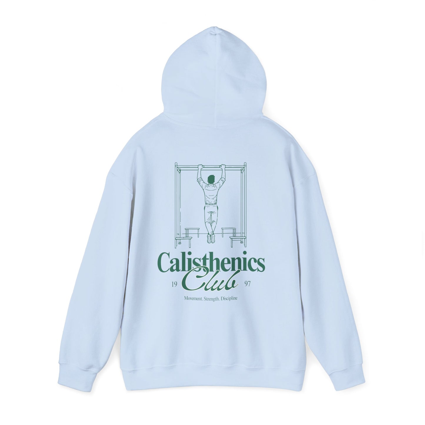 Hooded Sweatshirt with Calisthenics Club Motive