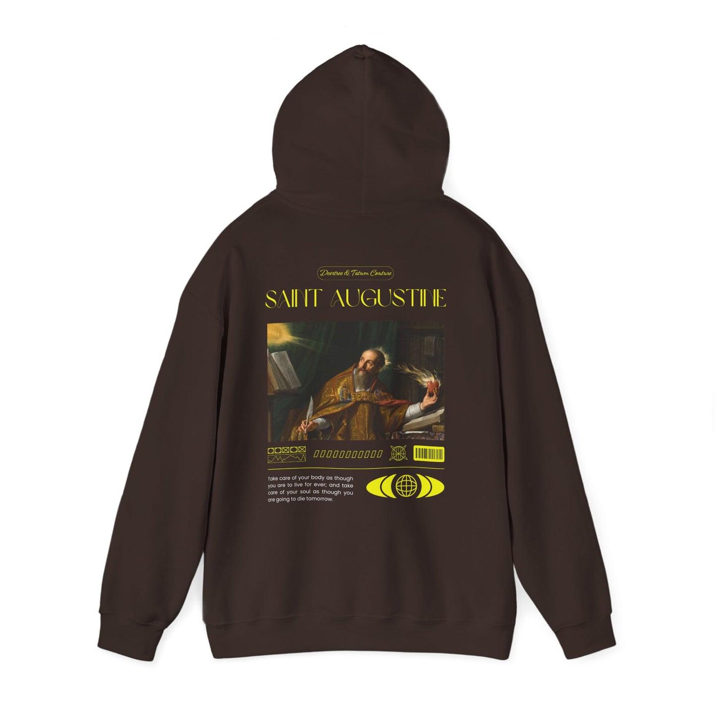 Hooded Sweatshirt with Saint Augustine Design