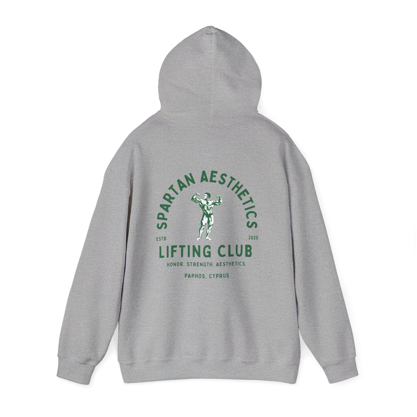 Spartan Aesthetics Lifting Club Hoodie — Bodybuilder Gym Pullover
