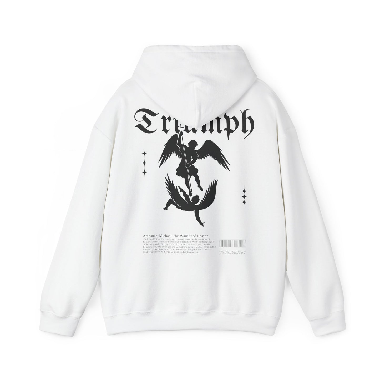 Hooded Sweatshirt Triumph and Archangel Michael Design