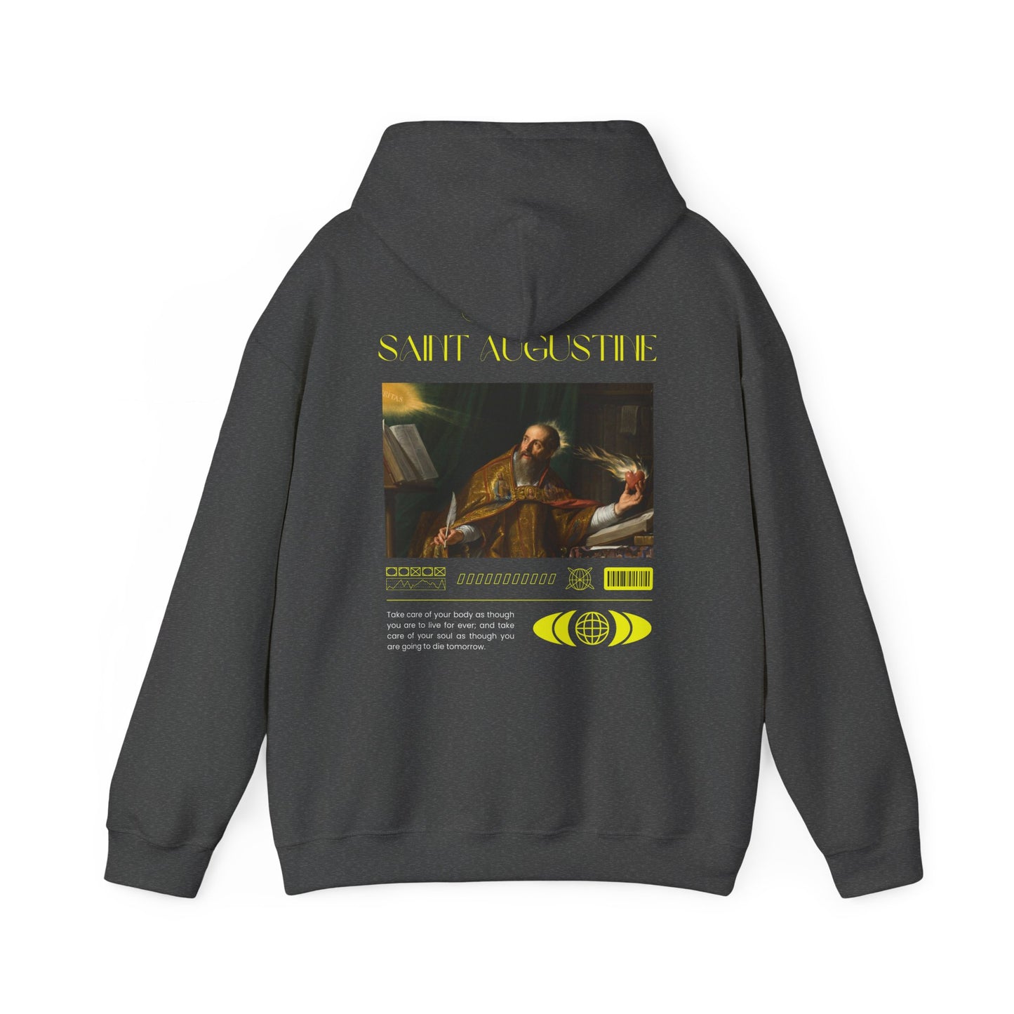 Hooded Sweatshirt with Saint Augustine Design