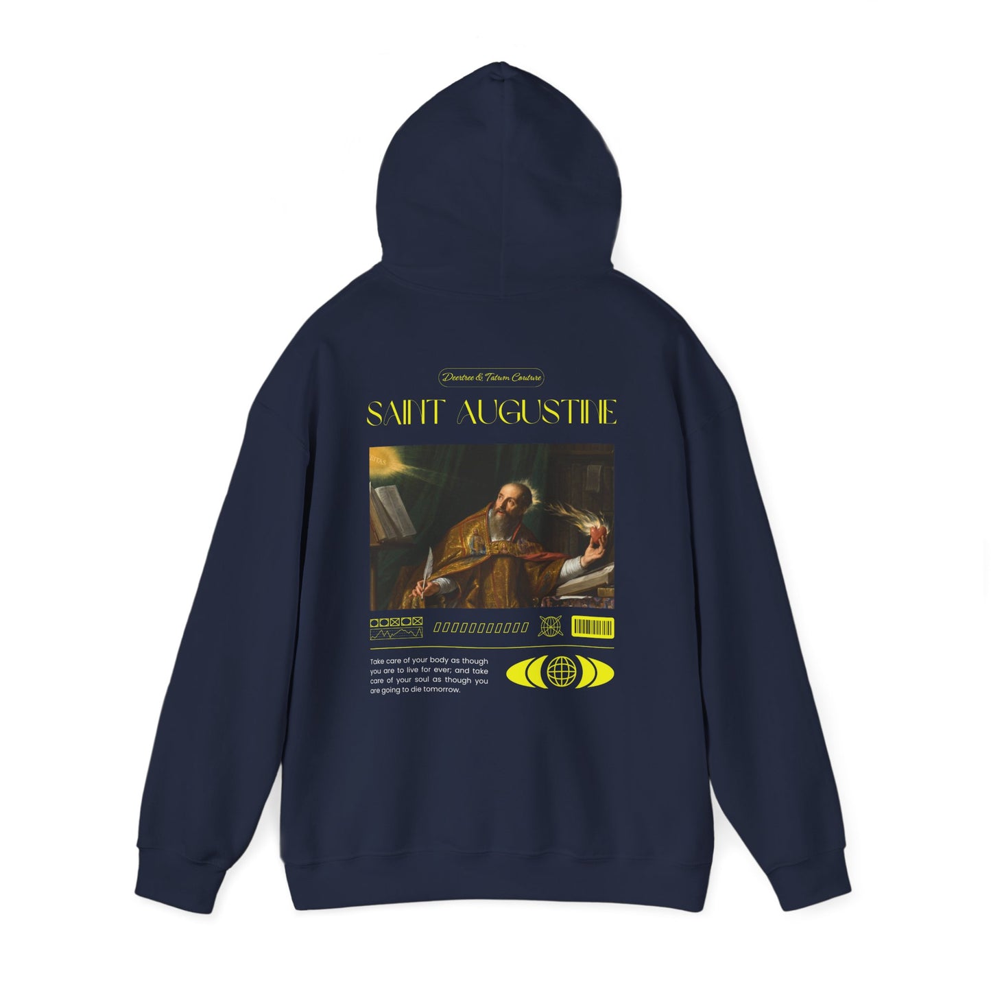 Hooded Sweatshirt with Saint Augustine Design