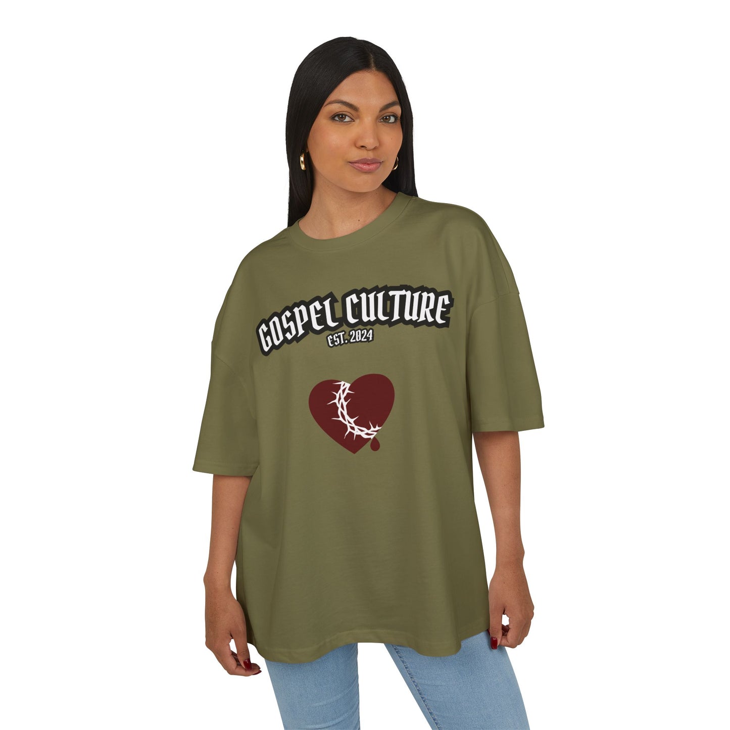 Gospel Culture Heart Tee — Crown of Thorns Graphic T-Shirt