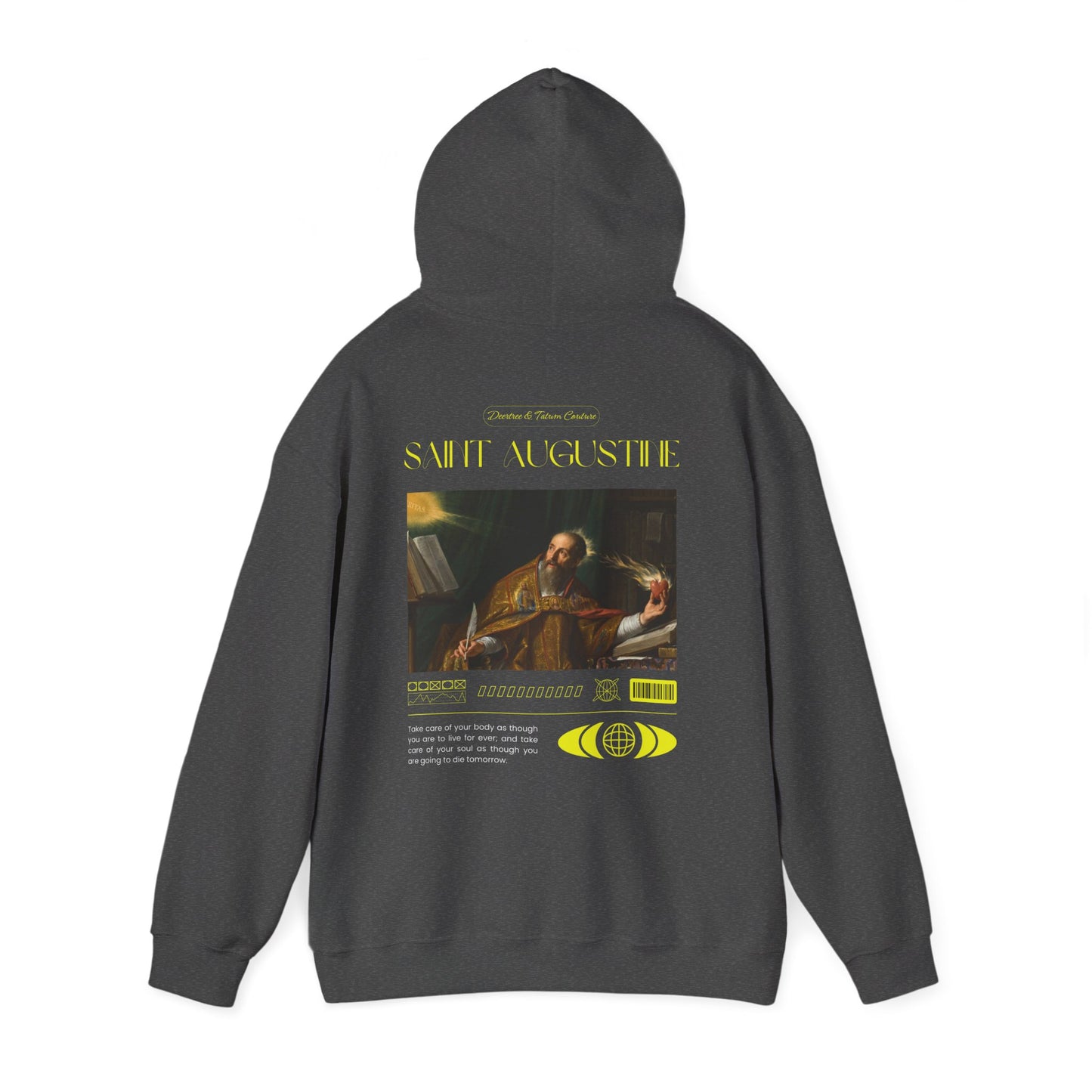 Hooded Sweatshirt with Saint Augustine Design
