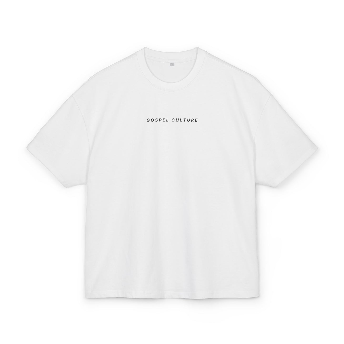 Fire of the Gospel Heavy Cotton Box Tee — Christian Faith Tee
