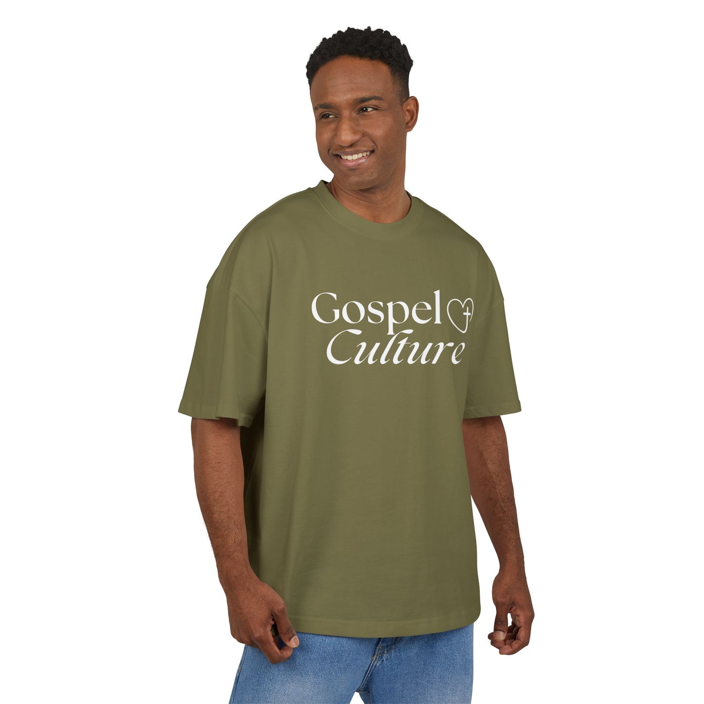 Gospel Culture Oversize Tee — Christian Graphic T-Shirt