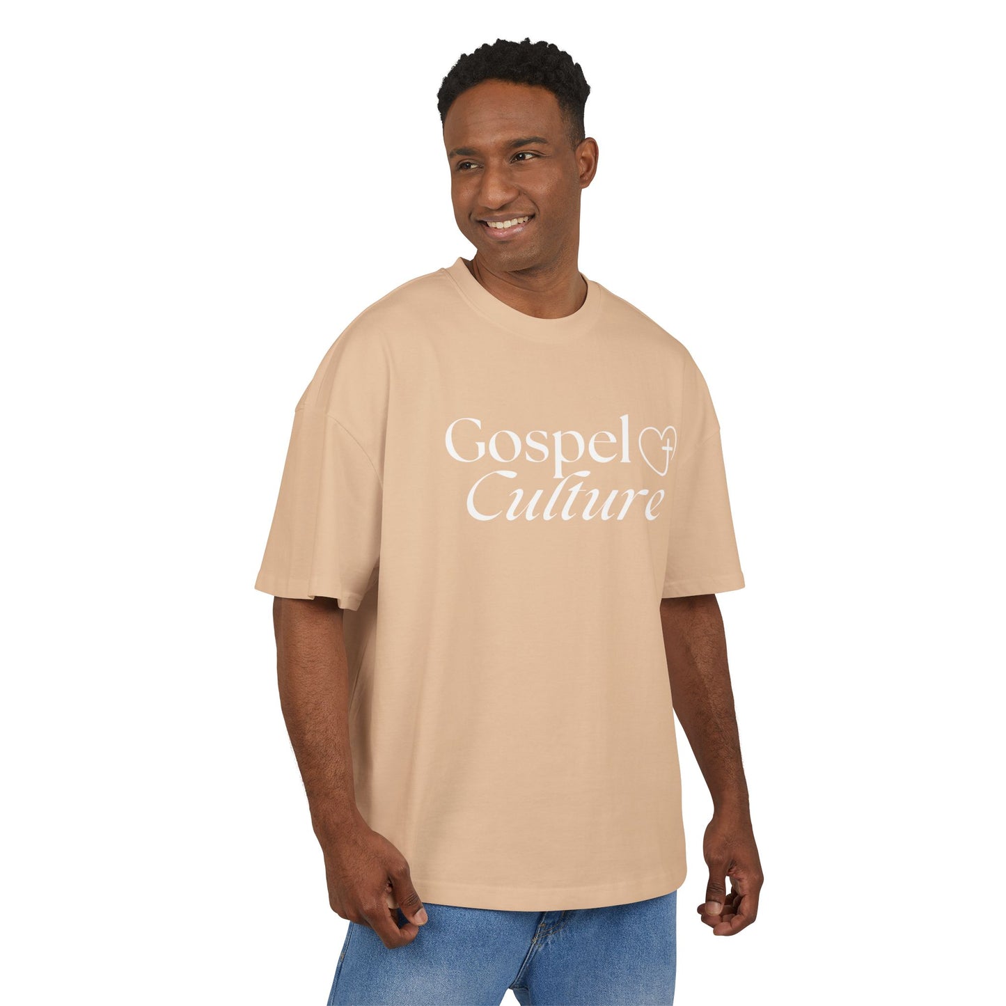 Gospel Culture Oversize Tee — Christian Graphic T-Shirt