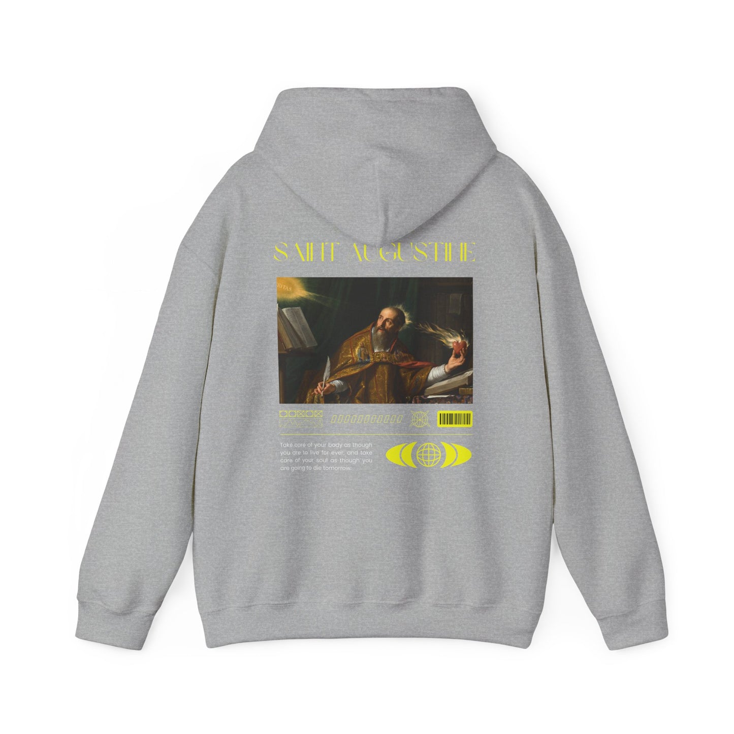 Hooded Sweatshirt with Saint Augustine Design