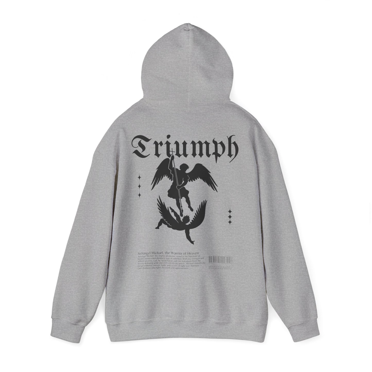 Hooded Sweatshirt Triumph and Archangel Michael Design