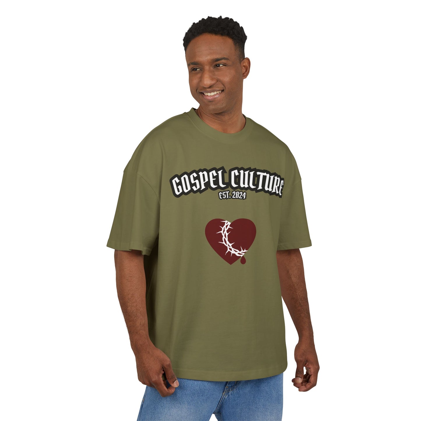 Gospel Culture Heart Tee — Crown of Thorns Graphic T-Shirt
