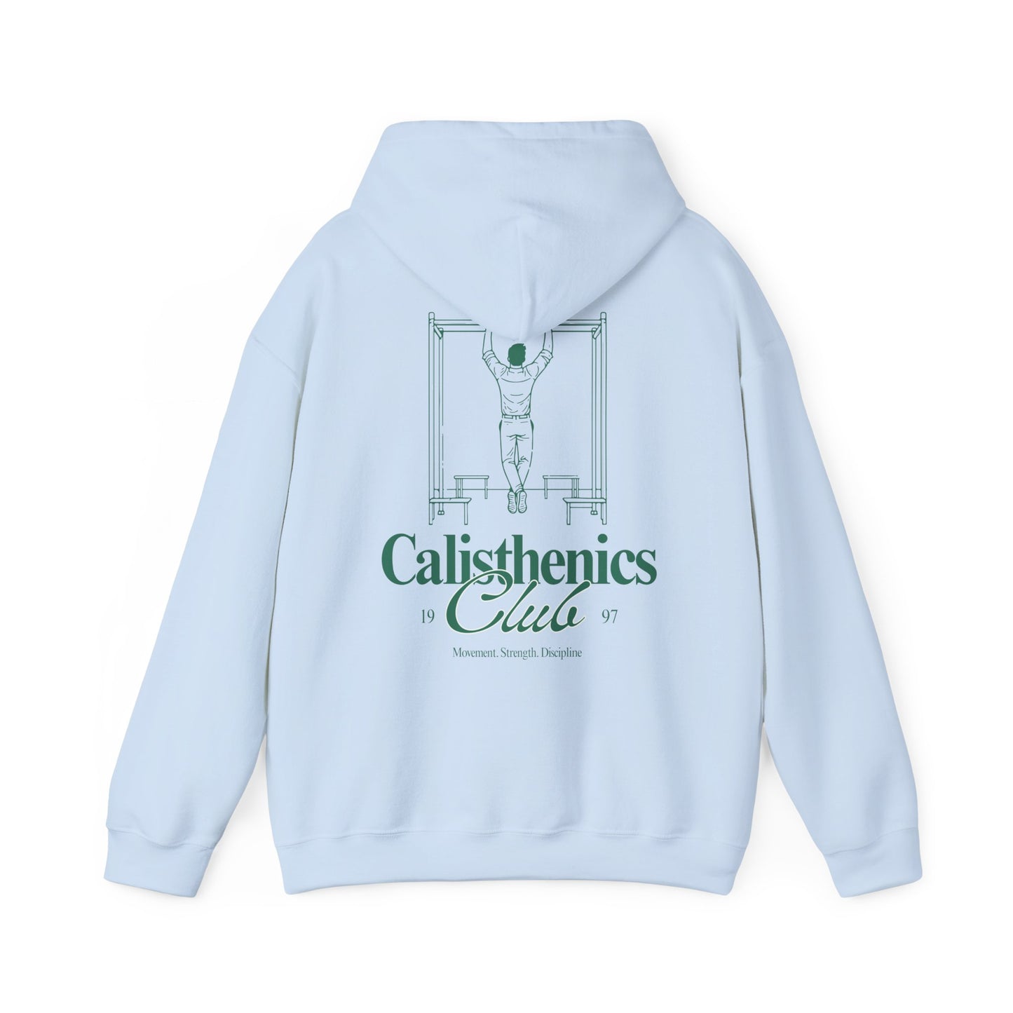 Hooded Sweatshirt with Calisthenics Club Motive