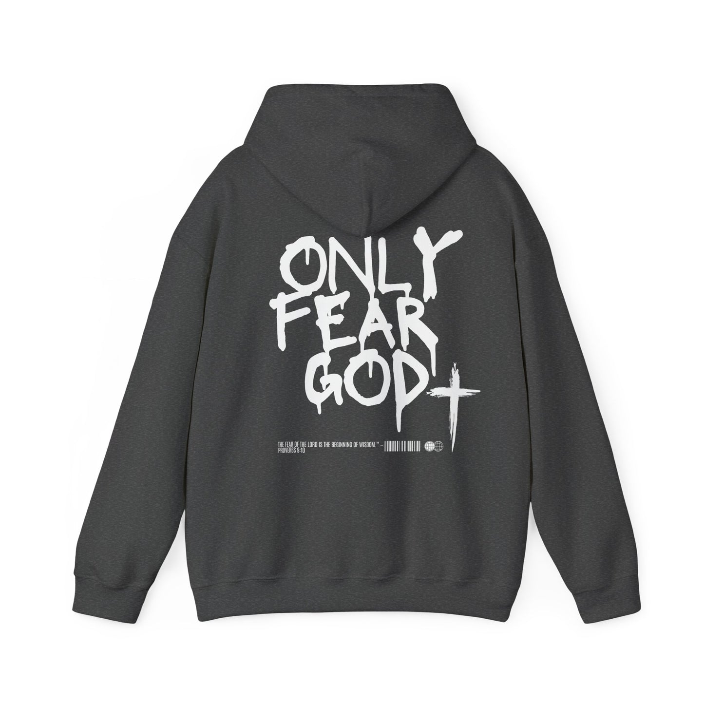 Hooded Sweatshirt with 'Only Fear God' Design