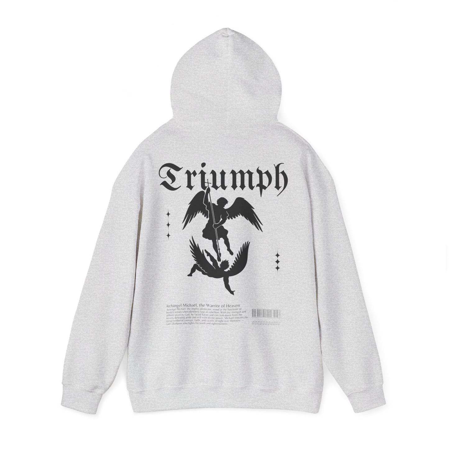 Hooded Sweatshirt Triumph and Archangel Michael Design