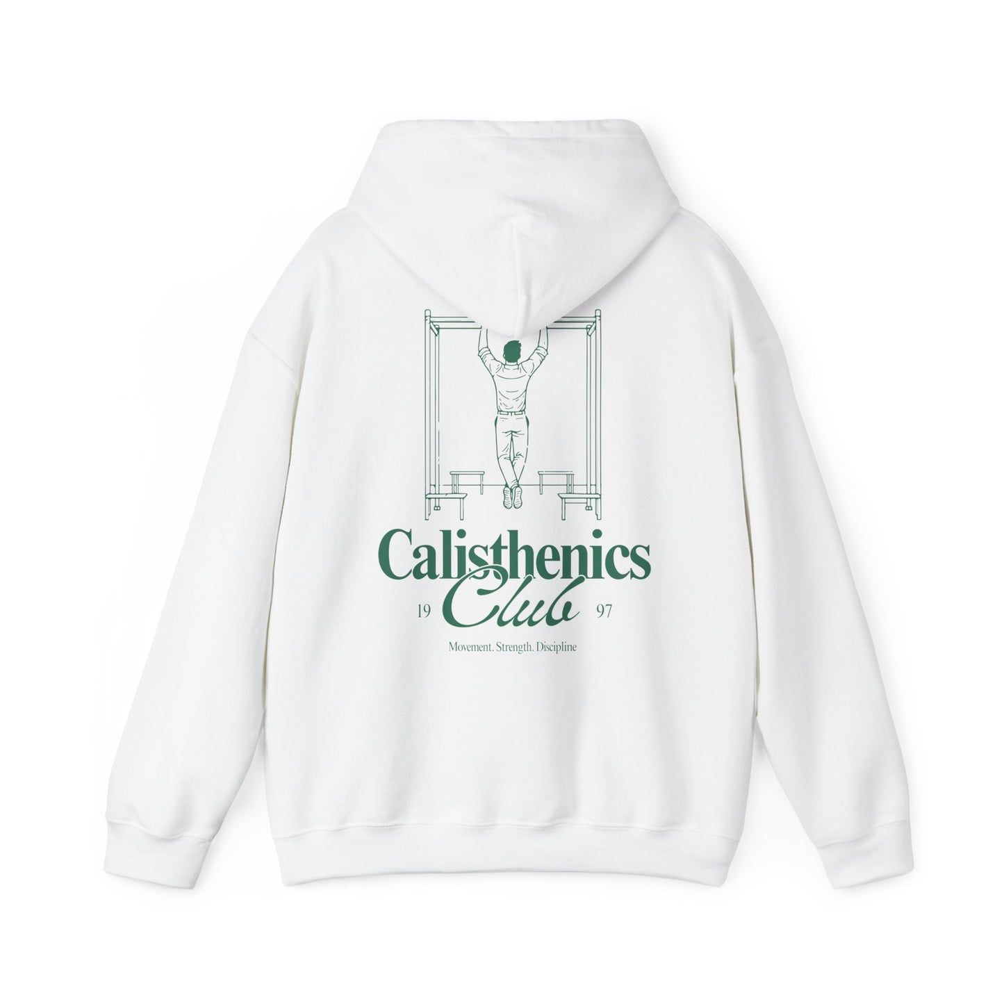 Hooded Sweatshirt with Calisthenics Club Motive
