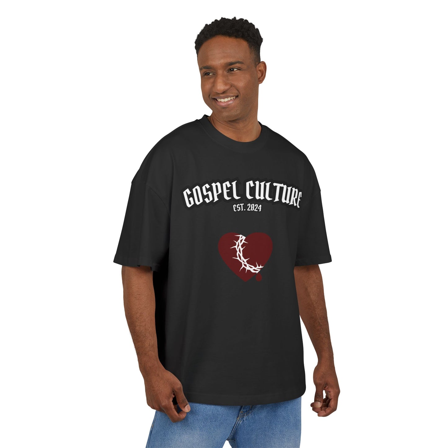 Gospel Culture Heart Tee — Crown of Thorns Graphic T-Shirt