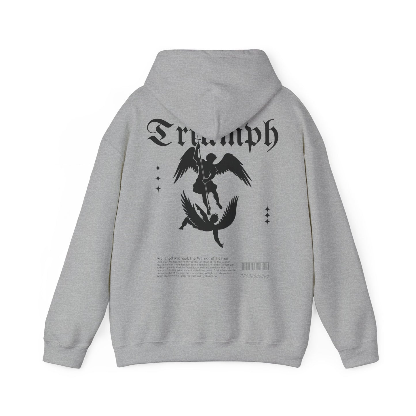 Hooded Sweatshirt Triumph and Archangel Michael Design