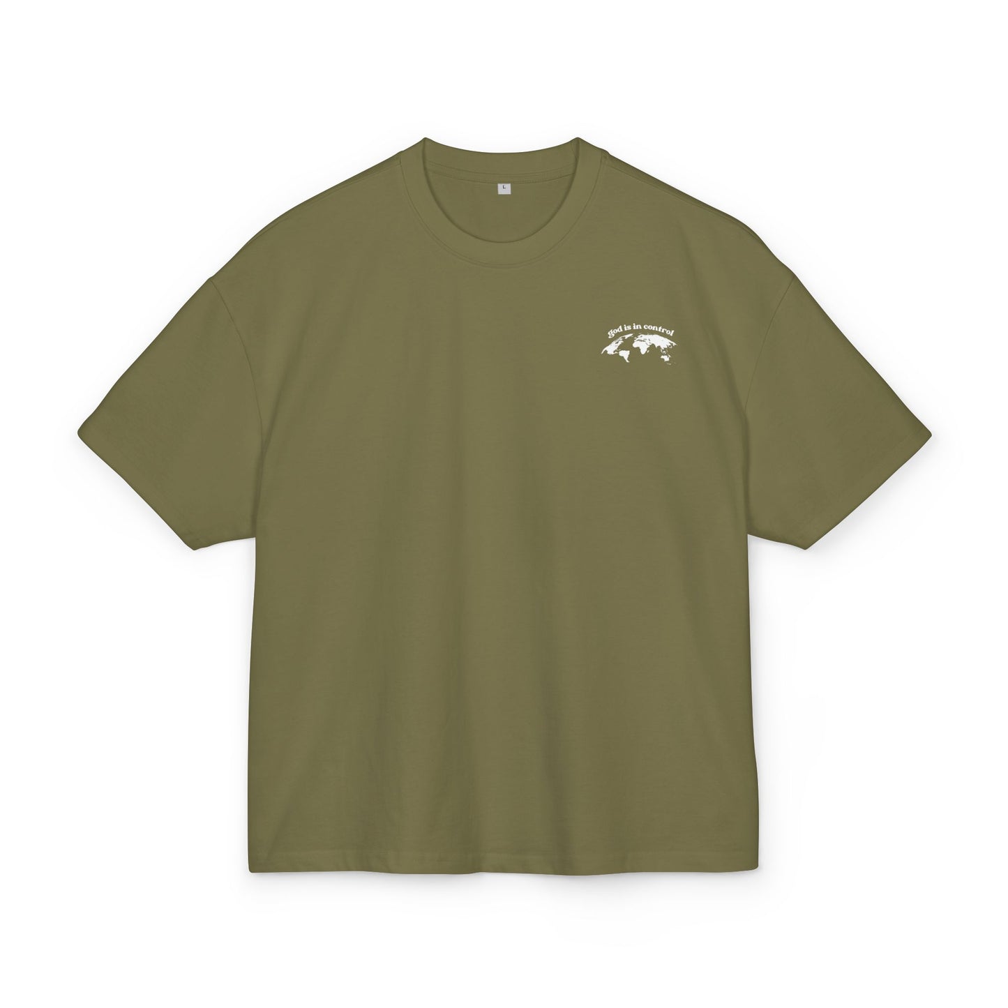 God Is In Control Tee — Religious Inspirational Cotton Box T‑Shirt