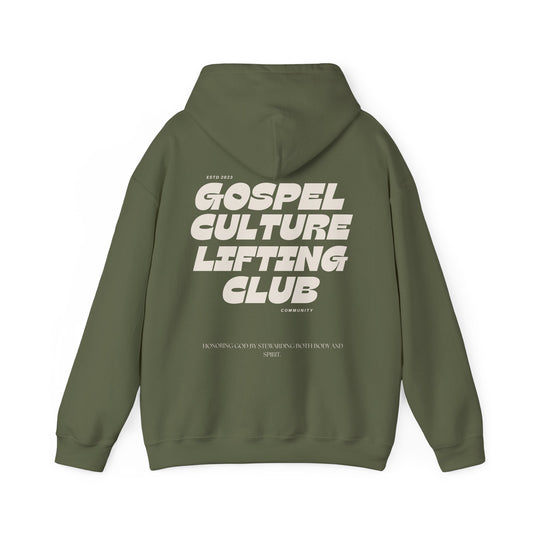 Gospel Culture Lifting Club Hoodie — Gym Workout Hoodie