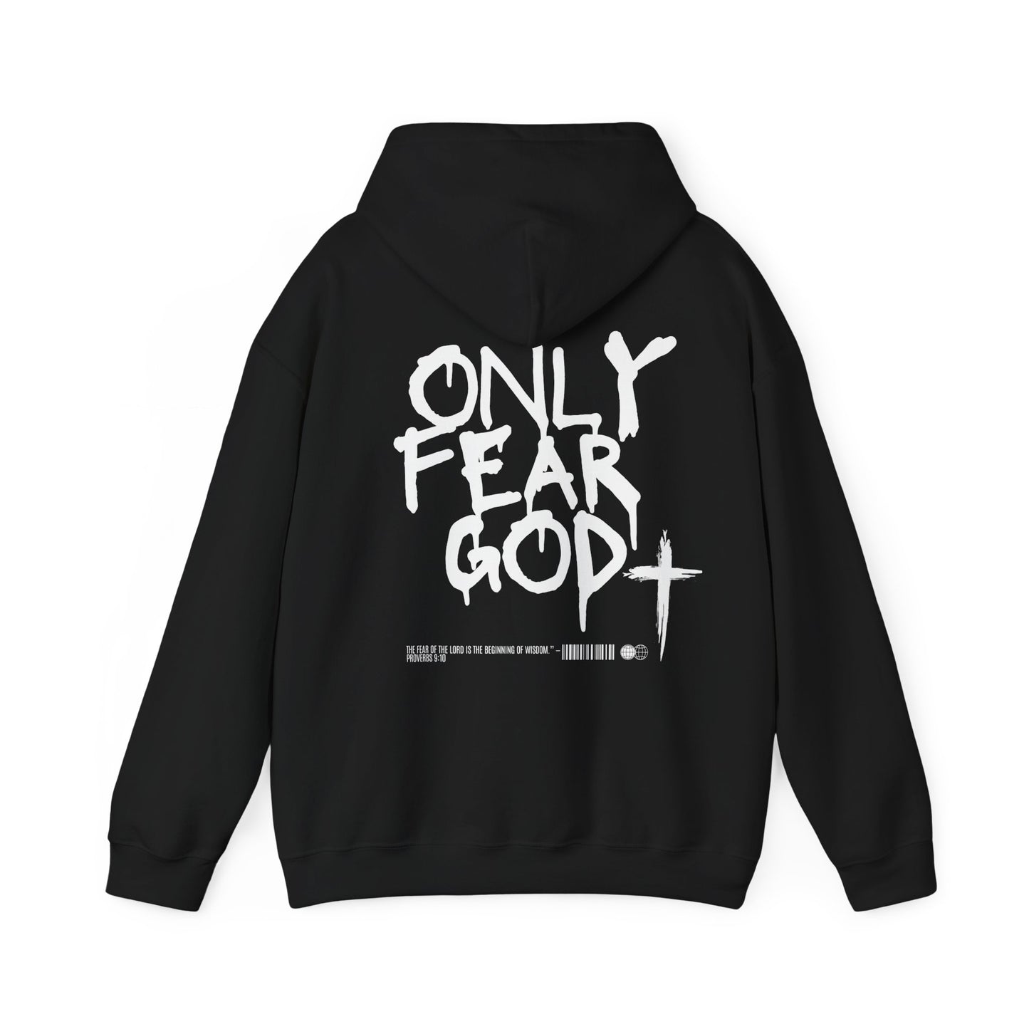 Hooded Sweatshirt with 'Only Fear God' Design