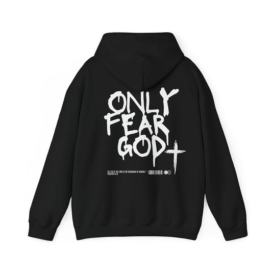 Hooded Sweatshirt with 'Only Fear God' Design