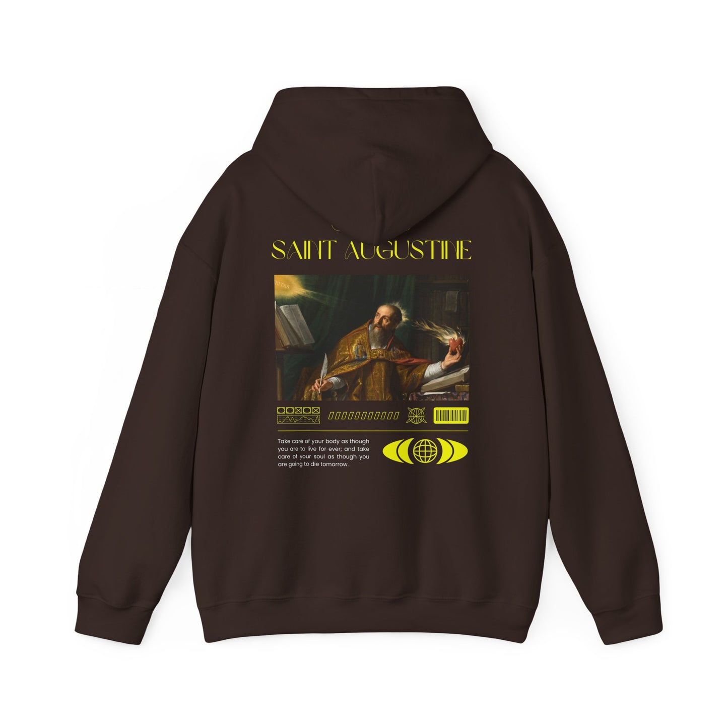 Hooded Sweatshirt with Saint Augustine Design