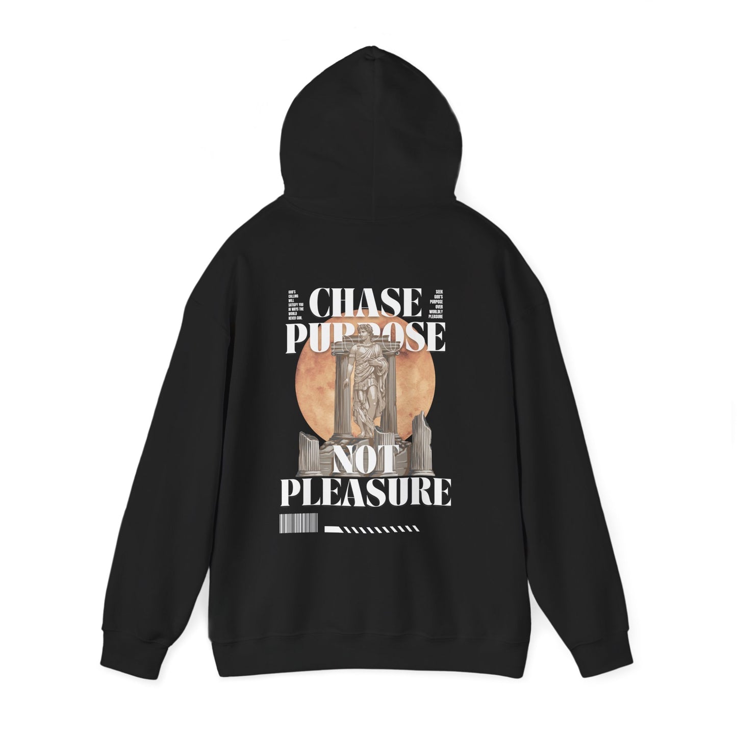 Hooded Sweatshirt - Chase Purpose Not Pleasure
