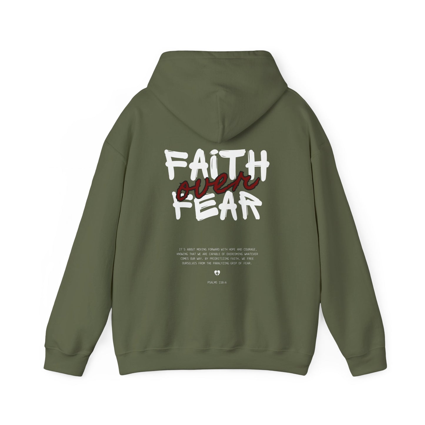 Faith Over Fear Christian Hoodie
