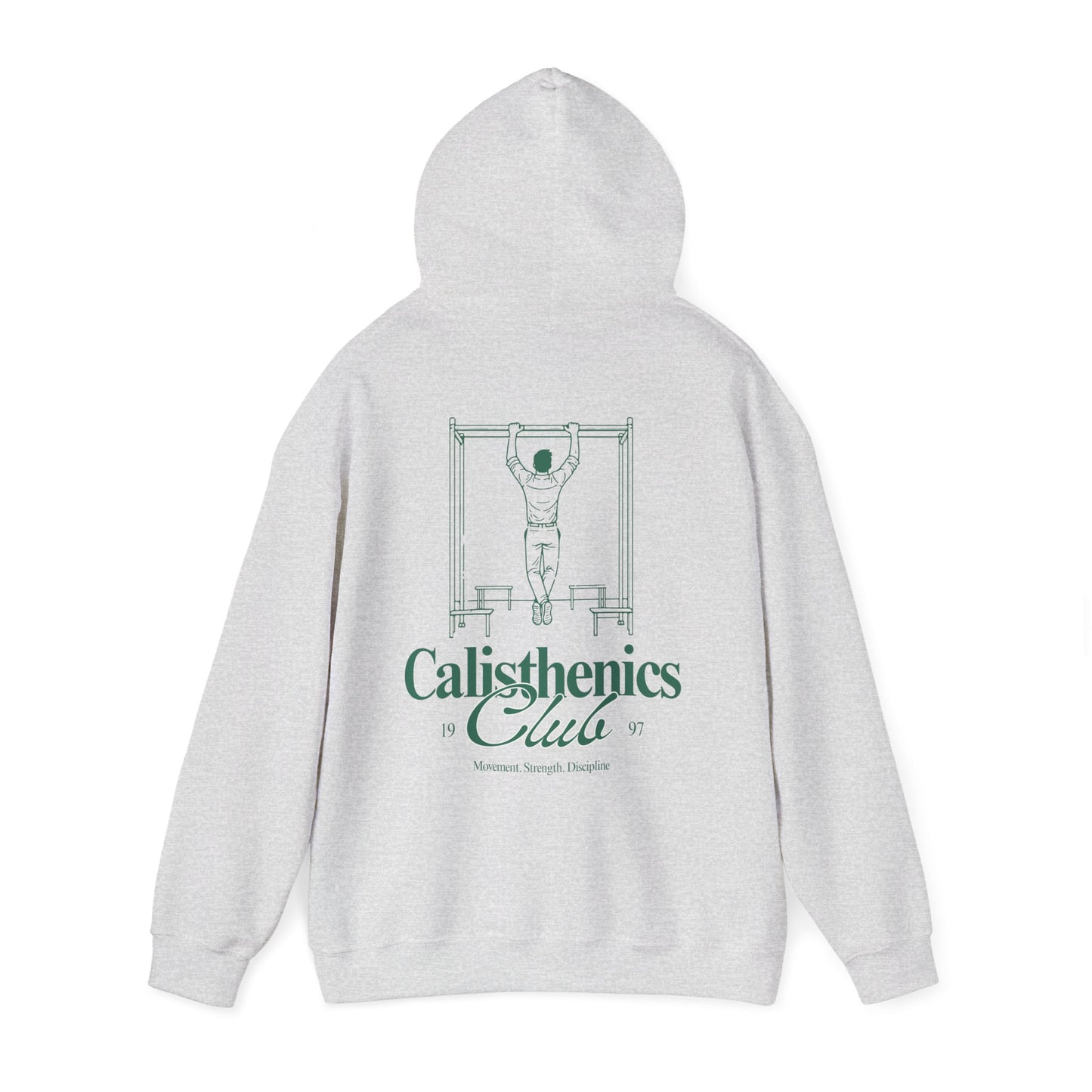 Hooded Sweatshirt with Calisthenics Club Motive