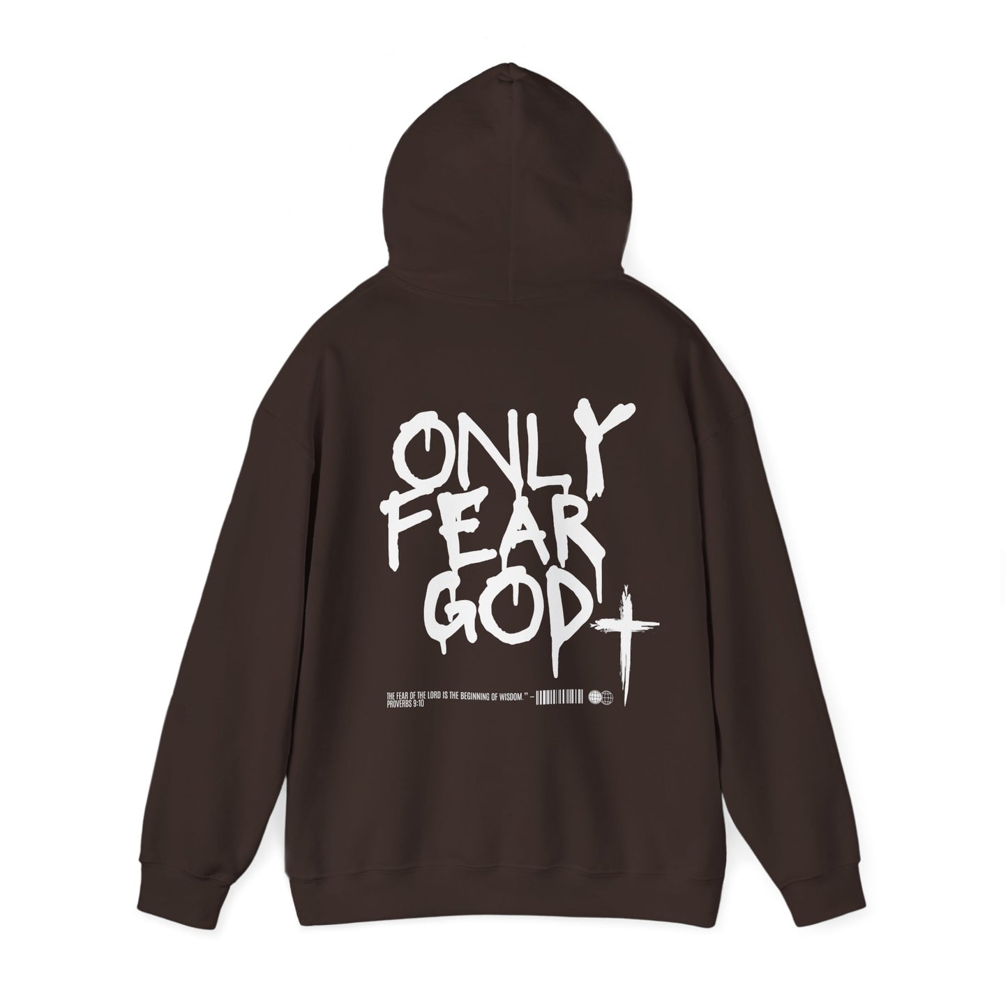 Hooded Sweatshirt with 'Only Fear God' Design
